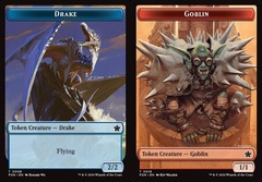 Drake (0008) // Goblin (0018) Double-Sided Token